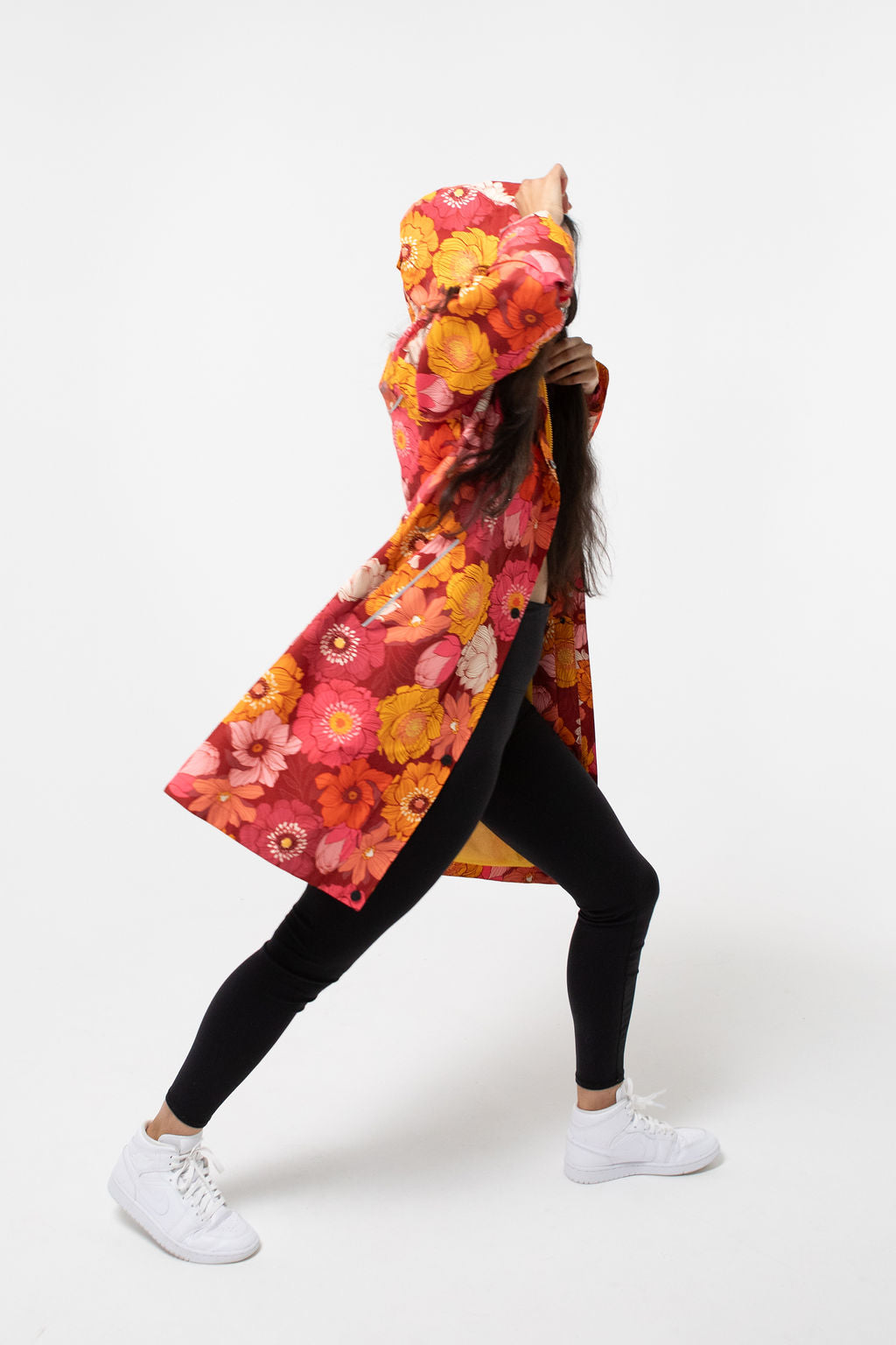 Scribbler women's raincoat Solar long waterproof raincoat