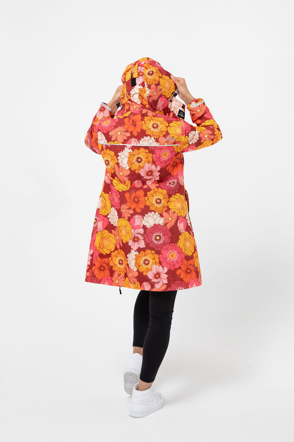 Scribbler women's raincoat | Solar long waterproof raincoat