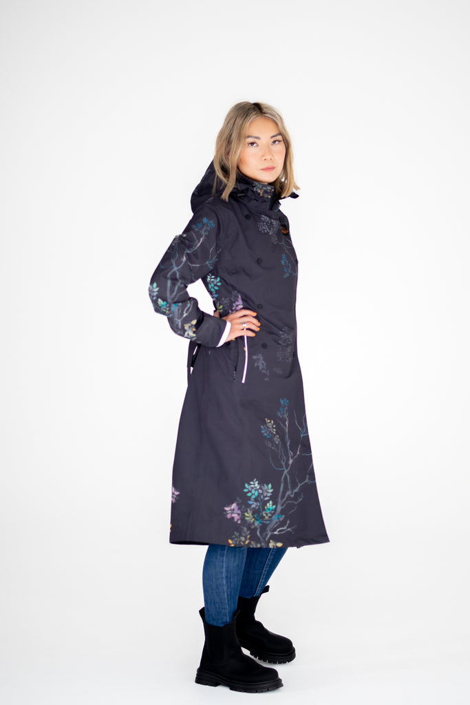 Scribbler women's raincoat | Botany luxe trench coat | Plus size | NZ ...